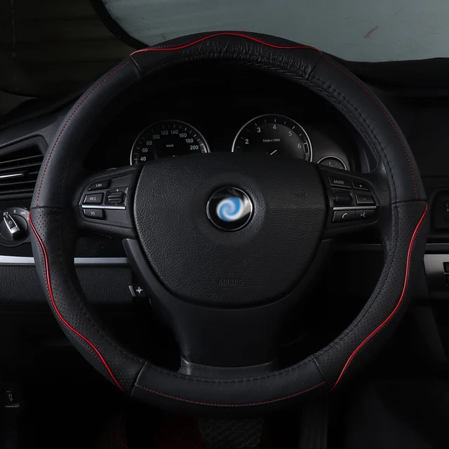 Car Steering Wheel Cover Genuine Leather Non Slip Accessories For Car Steering Wheel Cover Genuine Leather Non Slip Accessories For Opel Corsa B C D E Crossland X Grandland Karl Meriva