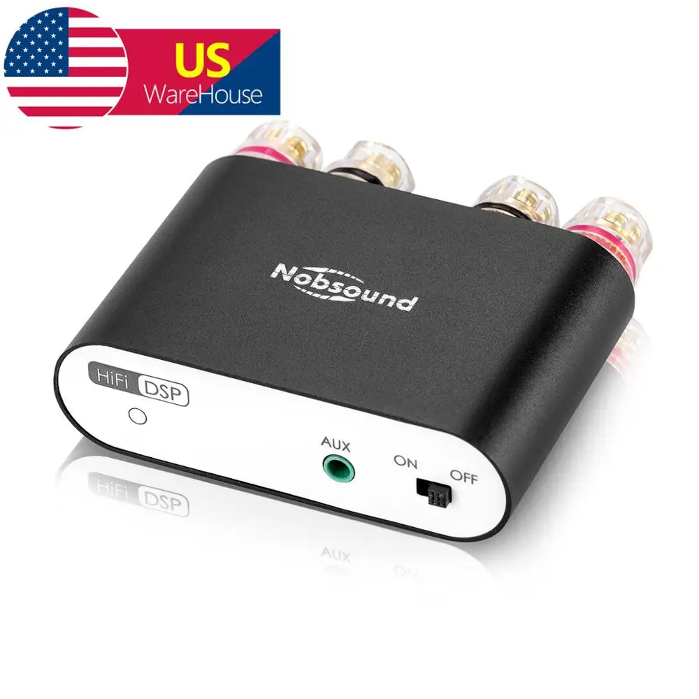 

Nobsound NS-10G Pro Mini Bluetooth 4.2 Hi-Fi TPA3116 DSP Digital Power Amplifier Stereo