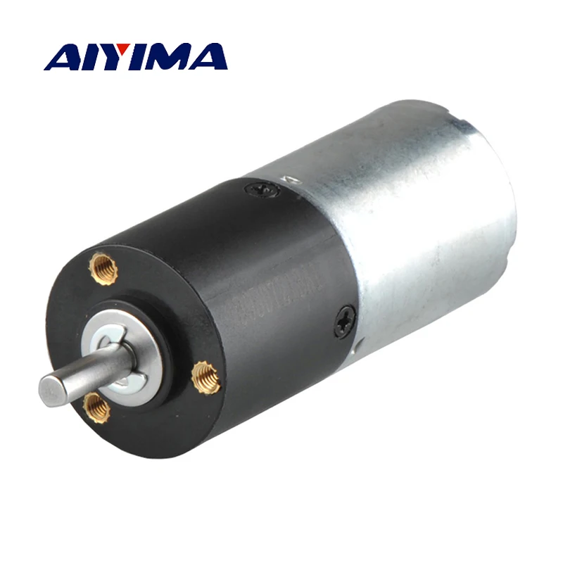 

AIYIMA 1Pc DC Motor 12V Precision Reduction High Speed Model 24MM Planetary Gear For Diy Turns Intelligent Electronic Motors
