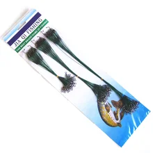 72 шт. проводник лидер крючки Поворотный фиксатор с карабином анти-укусы линии Нержавеющая сталь покрытием следы следов приманка 15/23/30 см