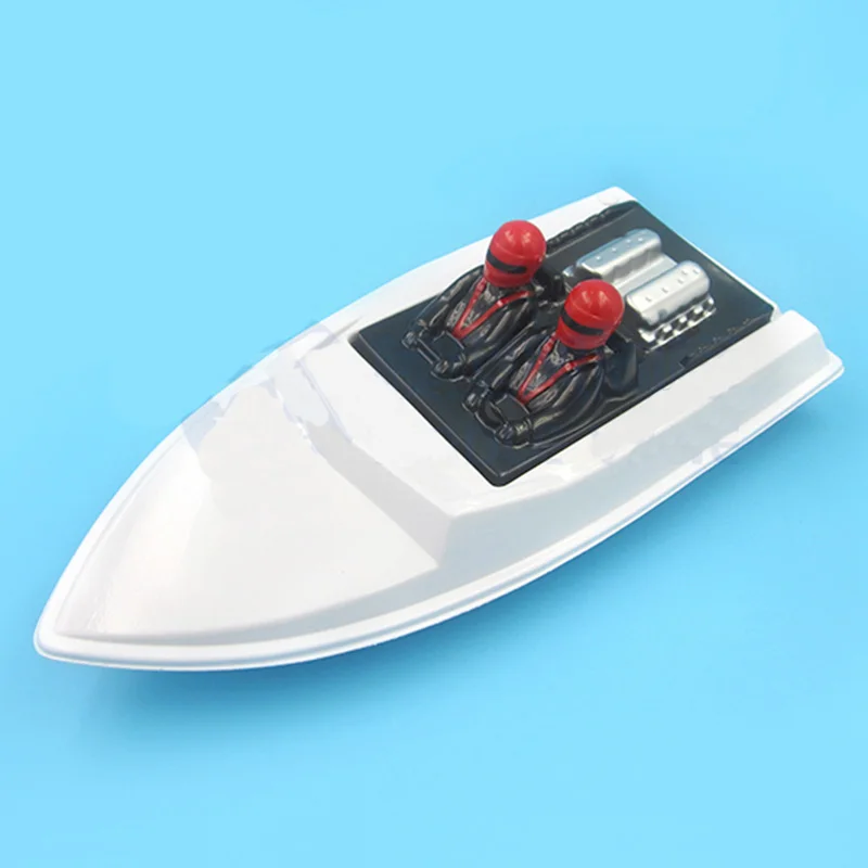 

RC Speed Boat Hull + Driver Power Kit Jet Engine Set 2440 Brushless Motor 40A ESC Servo Kit Shell Spare Parts for RC Racing Boat