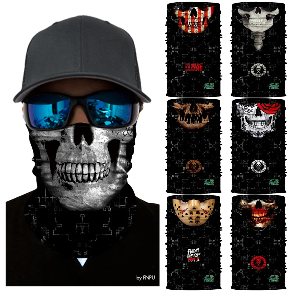 

WOW Windproof Magic Fishing Scarf Horde Face Mask Skull Cycling Hiking Ski Headwear Sport Bandanas Neck Gaiter Joker Balaclava