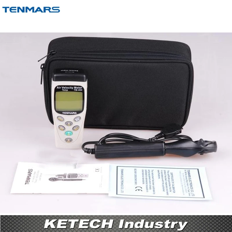 Air Wind Flow Meter Air Flow Calculate and Memory Recall Function Meter