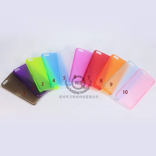 For iPhone 5C Cases TPU Clear Covers 10 Colors Option Transprent |