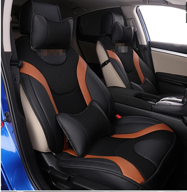 High Quality Full Set Special Car Seat Covers For Honda Civic Full Set Special Car Seat Covers For Honda Civic 2017 Breathable Durable Free Shipping In Automobiles From