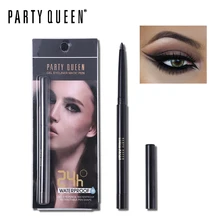 Вечерние, королевские, черные, коричневые, водостойкие, подводка для глаз, автоматическая, гладкая, гелевая подводка для глаз, карандаш, водостойкий, 24 часа, стойкий, дымчатый макияж