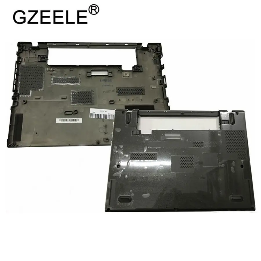 Gzeele-capa para Base de Notebook Compatível com Lenovo Thinkpad T450s Capa Inferior 00pa886 Am0tw000100 com Caixa Inferior Preta