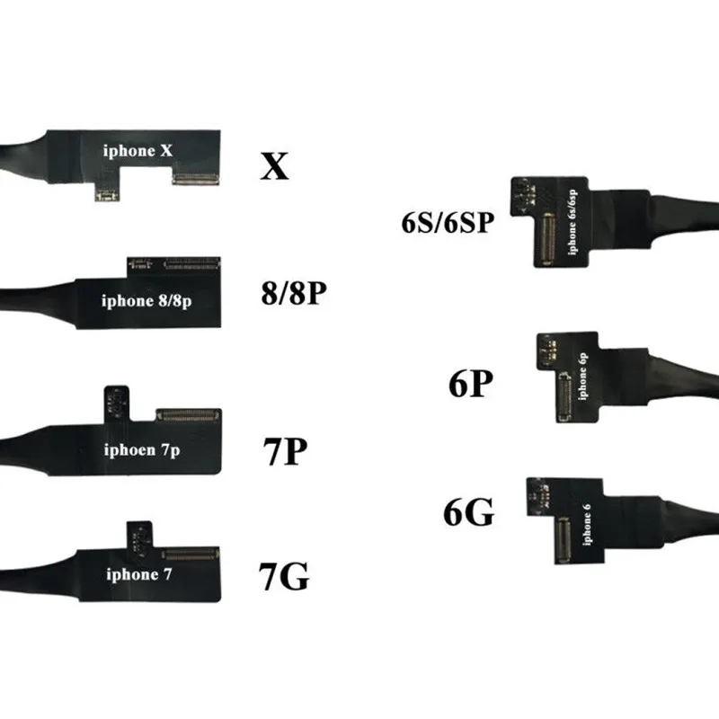 7 шт./лот iPower Pro тестовый кабельный зажим iPower Pro Кабельный разъем с пряжкой для батареи для iPhone 6 6S 6P 6SP 7 7P 8 8P X