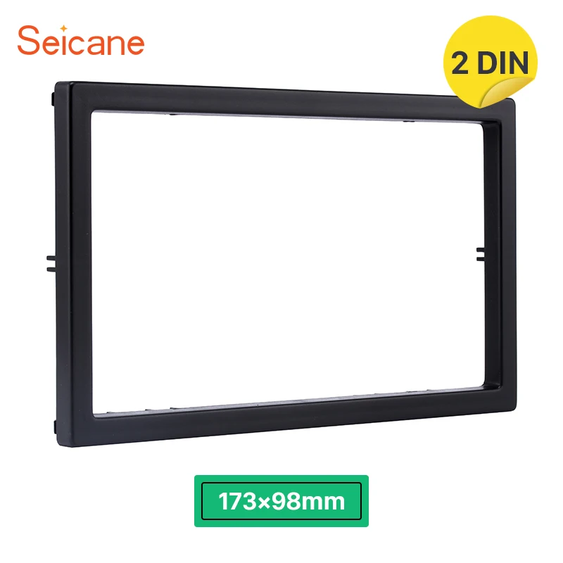 

Seicane Double Din Car Radio Fascia Auto Stereo Fitting Frame Dash Kit Refit Panel Adaptor For 2005 VW Volkswagen Sharan