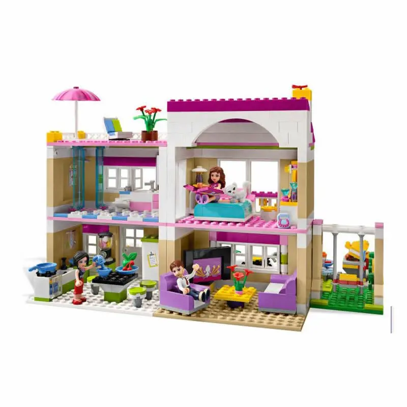 bela model building kit compatible with 3315 girl friend olivia s house 3d block educational building toys for children blocks aliexpress