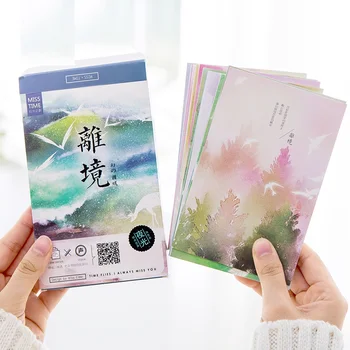 

30Sheets/Set Creative Romantic Dream Luminous Postcard /Greeting Card/Message Card/Christmas and New Year gifts