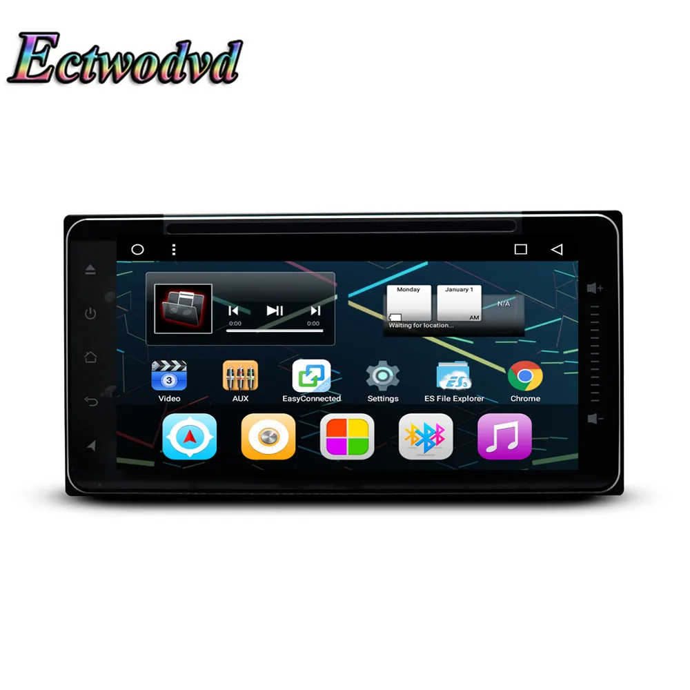 Top Ectwodvd 6.95inch Octa Core Android 8.1 Car DVD GPS Navigation Radio Stereo for Toyota Univesal 2DIN 200*100mm 1