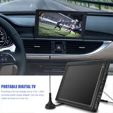 Portable TV DVB-T2 12.1 Inch Rechargeable Digital Color TV Television Car TV Player TFT-LED Screen