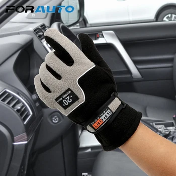 

1 Pair Motocycle Gloves Full Finger Ski Riding Gloves Waterproof Windproof Winter Sport Motorcycle Protective Gears Soft Fleece