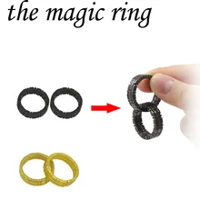 Золотое кольцо Himber крутой стиль сцена крупным планом магический трюк игрушки палец магнитное кольцо новое поступление дропшиппинг