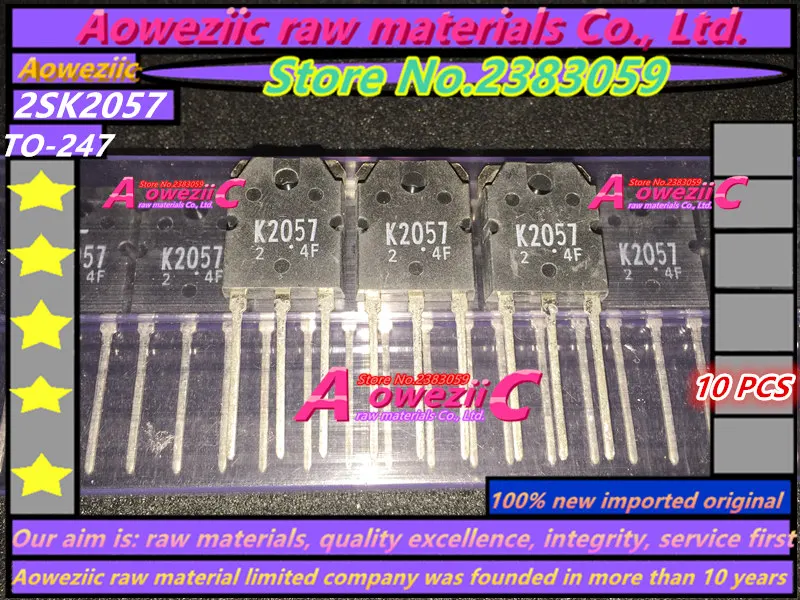 Aoweziic 100% новый импортный оригинальный транзистор 2SK2057 K2057 TO-3P с эффектом поля