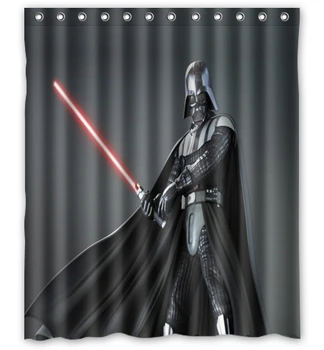 

Personalized Custom Star Wars Polyester Fabric Waterproof Shower Curtain,Bathroom Home Decor Size 150x180cm Christmas Gift L-118