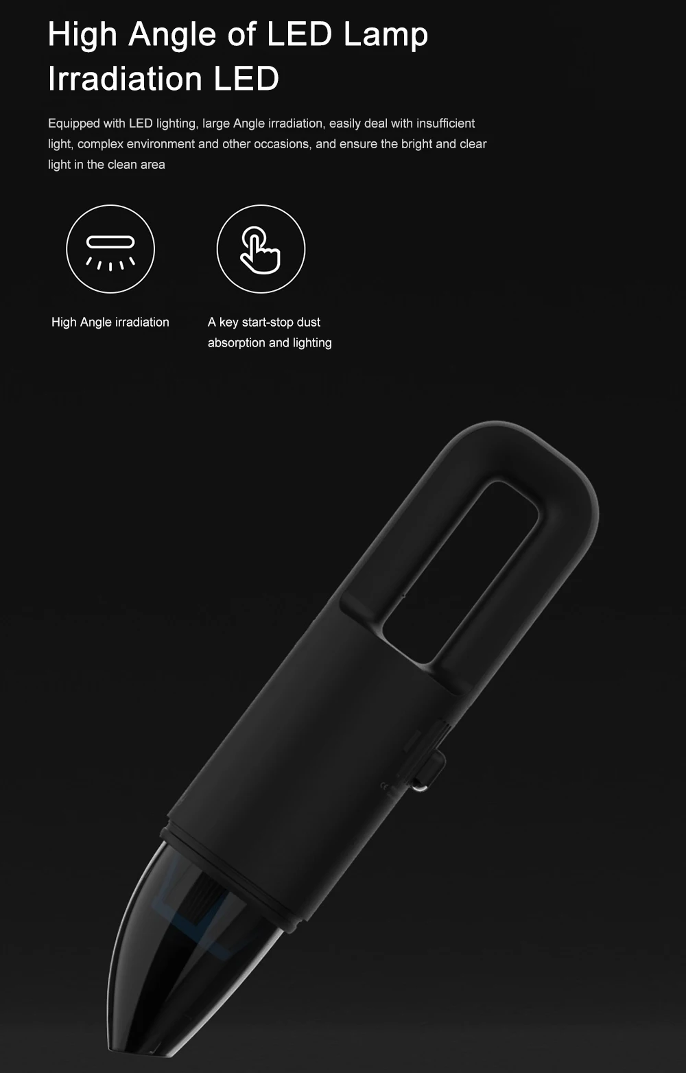Автомобильный пылесос M Xiaomi Cleanfly Fvq портативный беспроводной мини 2 в 1 со