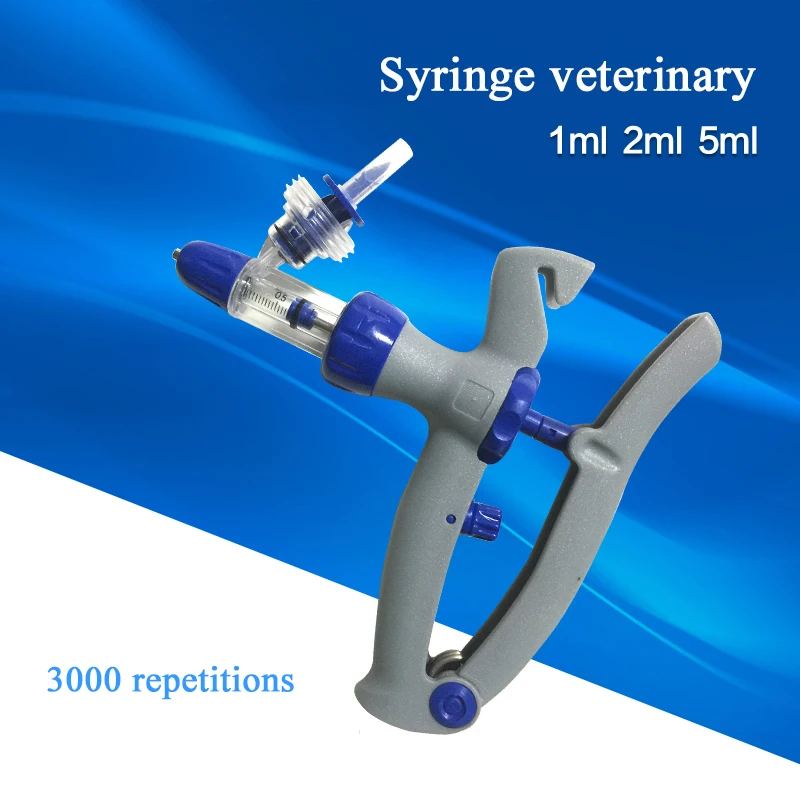 

Syringe Veterinary Continuous Injector Vaccine Injection 1ml 2ml 5ml Poultry Antiepidemic Adjustable Automatic For Chicken Duck