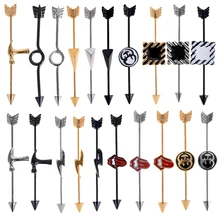 Мужские серьги в стиле хип-хоп с ушным хрящом, пирсинг для губ, длинная штанга, промышленные серьги, пирсинг со стрелой, Orelha Helix