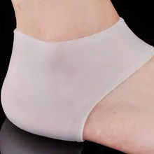 2 шт нежные силиконовые увлажняющие Гелеобразные напяточники носки как треснутый уход за кожей ног протектор массажер для ног от боли в ногах ZK6974