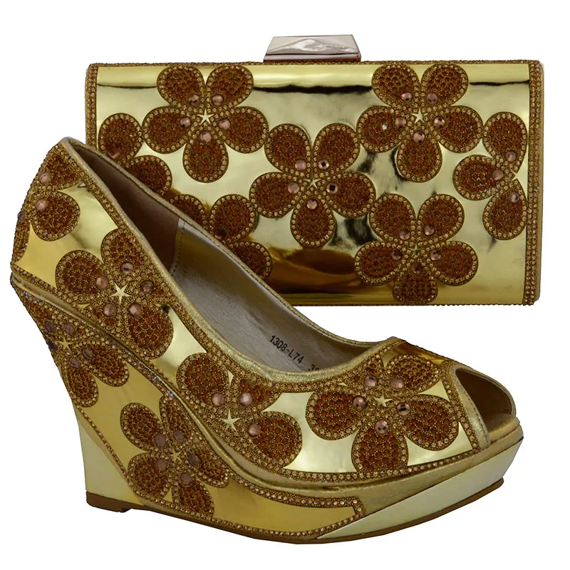 Online Free Shipping Fashion Italian Shoes With Matching Bags Online Free Shipping Fashion Italian Shoes With Matching Bags Set Nigerian Wedding Wedger African And Bag Sets Gold Size 38 42 Aliexpress