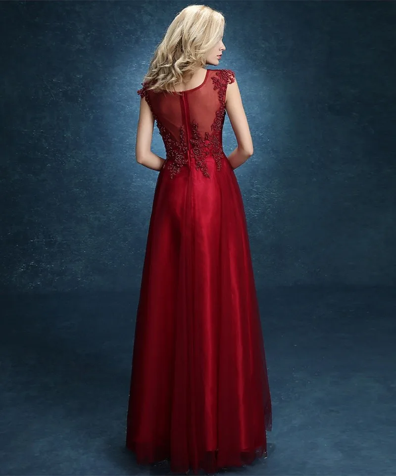 SOCCI вино красное кружевное длинное вечернее платье Robe Soiree Longue Femme Avondjurken Длинные вечерние платья Robe de Soiree