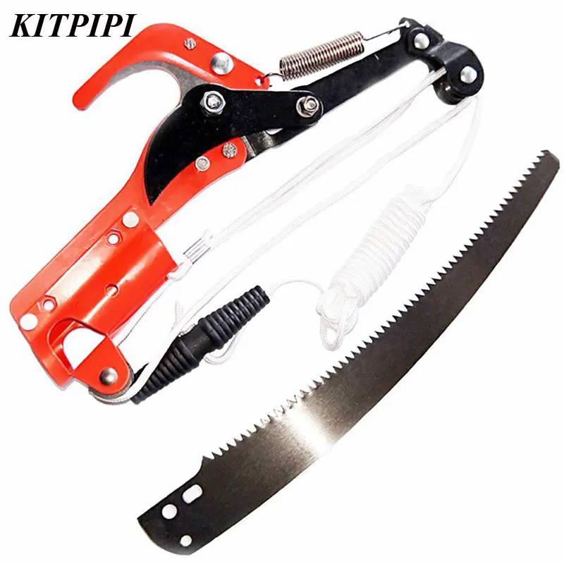

KITPIPI Outdoor Branch Scissors Garden Tools Pruning Shears (Scissors + Saw , No Rod) High-Carbon Steel Purning Tools