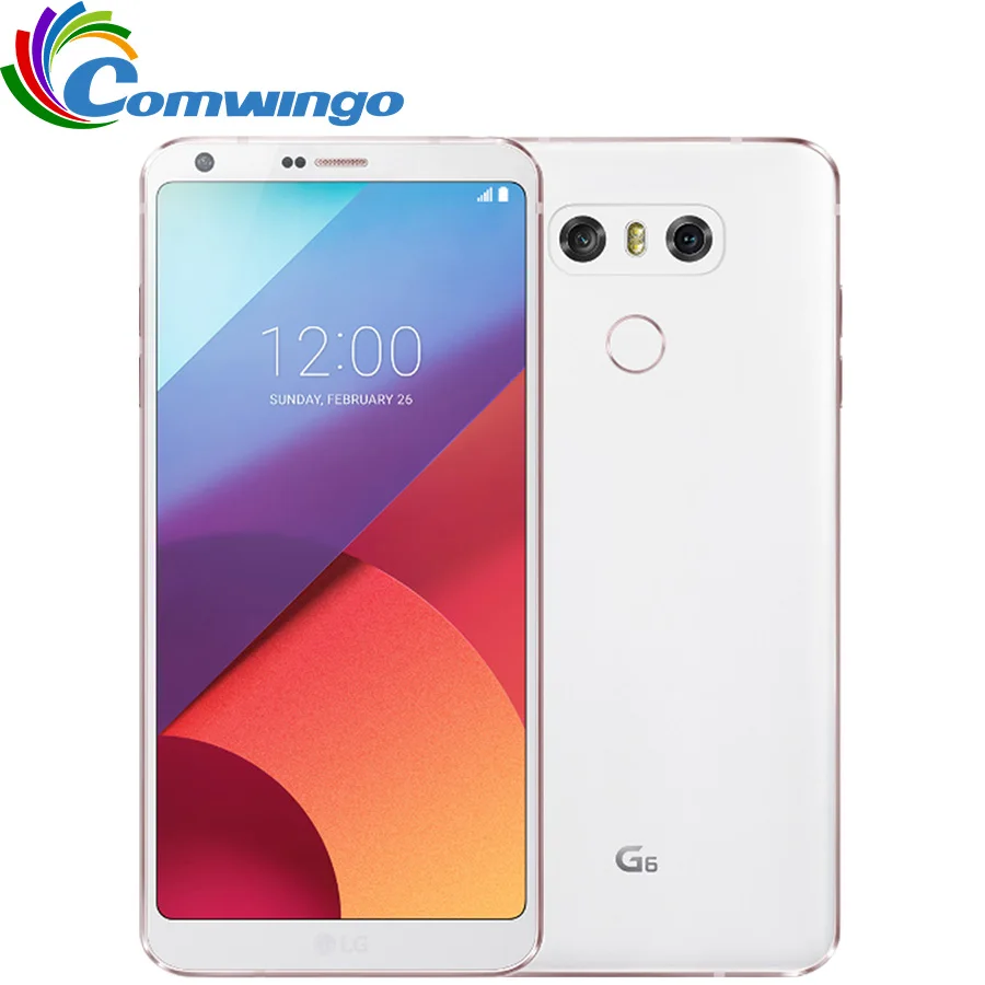 

Original Unlocked LG G6 Quad-core 13MP 5.7'' Snapdragon 821 Single/Dual SIM 4G LTE Mobile phone Android LGG6