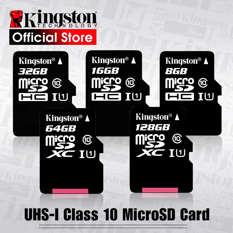 Kingston микро Флэшка карта памяти 128 г карта памяти Class10 sd-карта memoria Mini SD карта SDHC/SDXC TF карта UHS-I для мобильного телефона 128 г