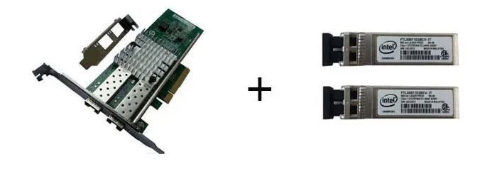 X520-SR2 E10G42BFSR сетевая карта экстремальные сети с 2 шт. SFP