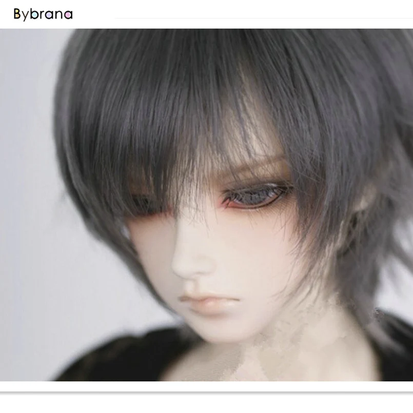 Bybrana 1/3 1/4 1/6 1/8 BJD кукла парик высокотемпературный провод модные короткие BJD парик волос для куклы игрушки аксессуары хорошее качество