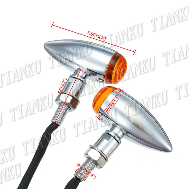 Универсальный металлический указатель поворота для Yamaha Vstar 400 650 1100 1300 Virago Xv 250 535 750 1100 Road Star Custom Chopper