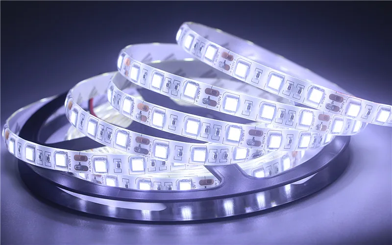 1 м 2 3 4 5 DC12V 5050 гибкая светодиодная лента 60 светодиодов/м 120 SMD5050 Светодиодная