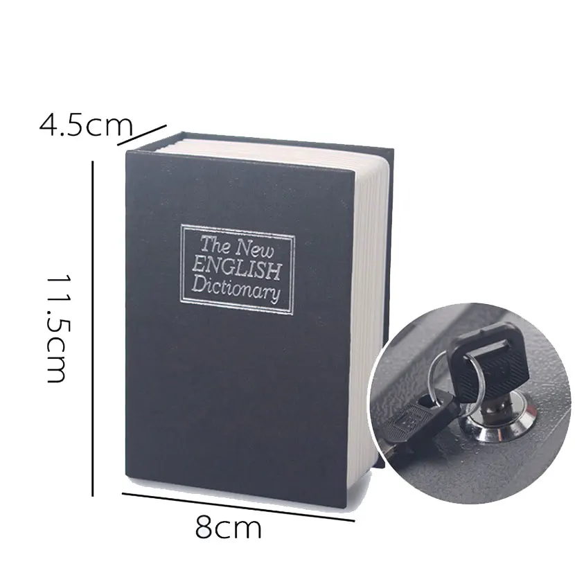 Dictionary Mini Safe Box Book Money Hidden Secret Security Safe Lock Cash Money Coin Storage Jewellery key Locker For Kid Gift Dictionary Mini Safe Box Book Money Hidden Secret Security Safe Lock Cash Money Coin Storage Jewellery key Locker For Kid Gift