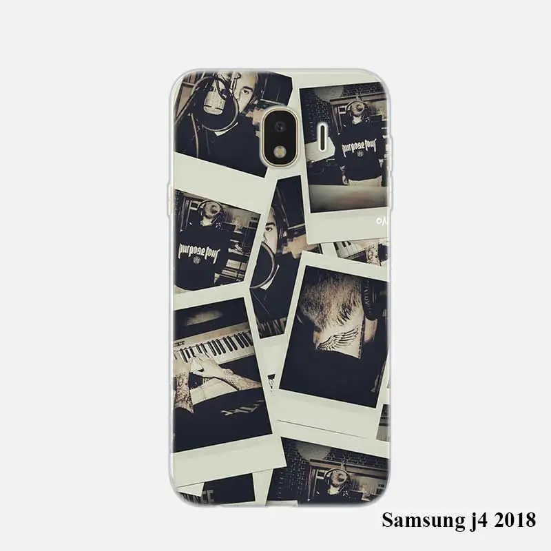 Silicone Soft Phone Case Justin Bieber Purpose Super Star For Samsung Galaxy j8 j7 j6 j5 j4 j3 Prime Plus 2018 2017 2016