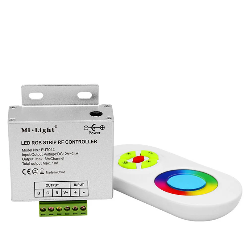 Светодиодная лента Milight фу042 RGB контроллер с 2 4 клавишами сенсорный светодиодный
