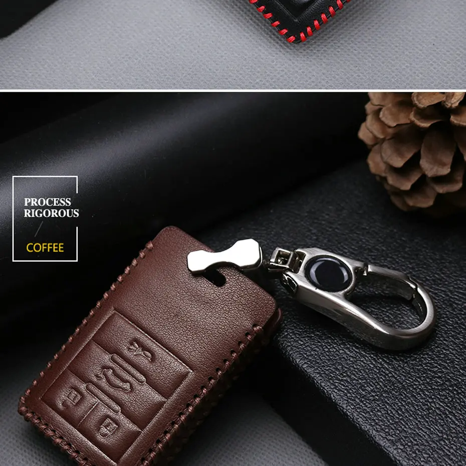 Metal Keychain Car Key Case For Cadillac (9)