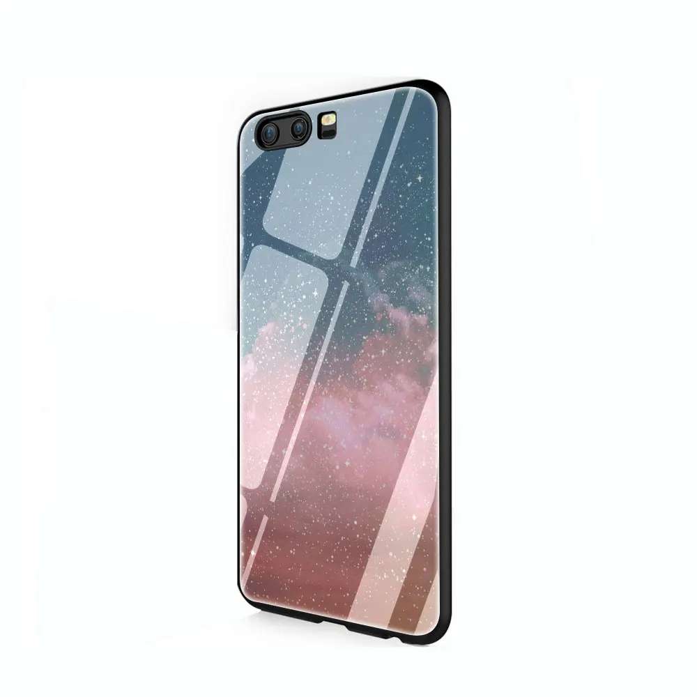 G9 Золотая розовая Блестящая крышка из закаленного стекла чехол для Huawei P10 P20 30 mate 20 Honor 9 10 Lite Pro 7A 8X P Smart - Цвет: G9
