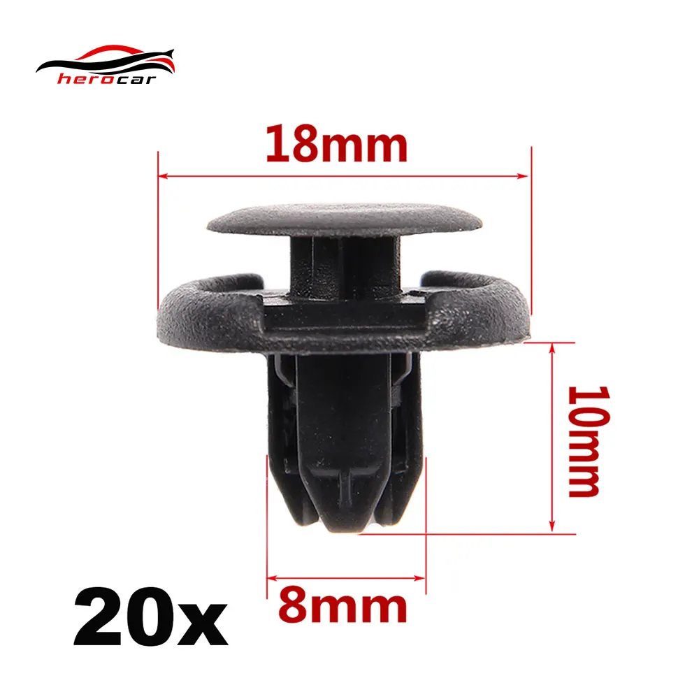 In Stock New 20x For Fender Liner Clips Car Bumper Clips For Honda