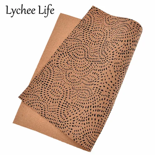 Lychee Life A4 мягкий пробковый материал, Красочные бабочки, 29x21 см, ткань, сделай сам, ручная работа, для домашнего шитья, одежда, текстиль, принадлежности - Цвет: 4