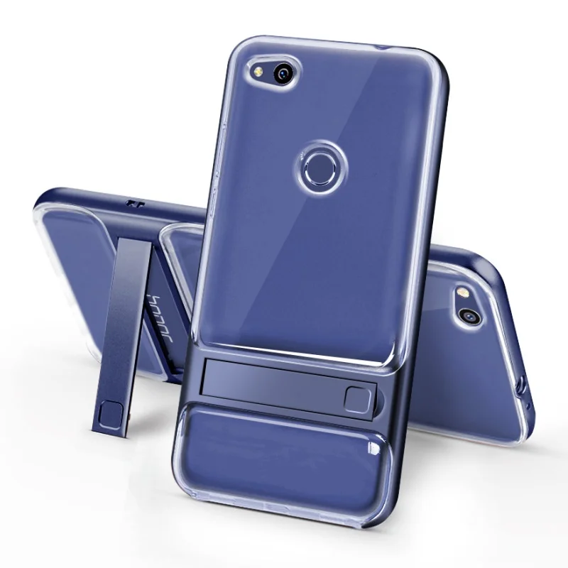 ELEGANCE Cover For Huawei P8 Lite (2017)&ampHonor 8 Bag TPU + PC Kickstand Case Accessory for (2017) Shell Capa |