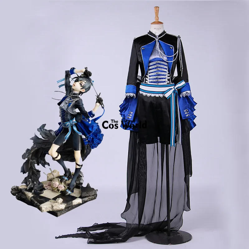 Черный Дворецкий Kuroshitsuji Ciel Phantomhive Aniplex Униформа Рубашка Пальто шорты для женщин