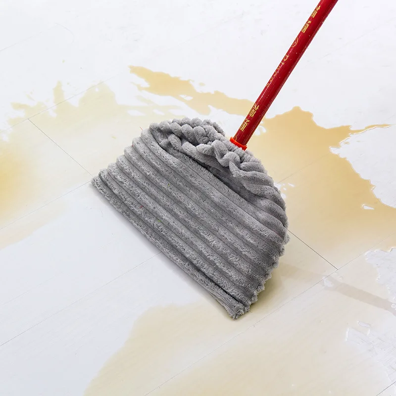 

Reusable Microfiber Absorbent Mop Household Cleaning Tool Cloth Coral Velvet Broom Cover dish Cloth Spray Floor Mop