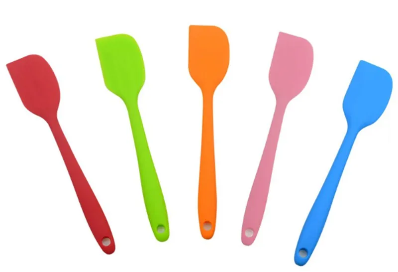 

Kitchen Baking scraperSilicone Cream Butter Cake Spatula Mixing Batter Scraper Brush cake baking Tool butter Spoon cooking