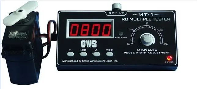 

GWS wide battalion MT - 01 multi-function steering gear, servo motor tester MT - 1 equipment detector Quadcopter