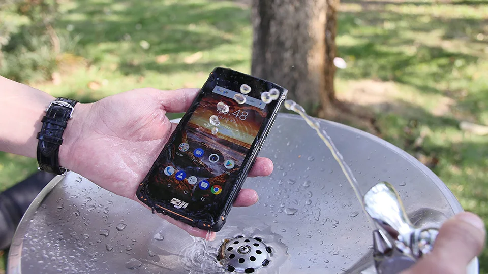 Waterproof ZOJI Z9 IP68 Водонепроницаемый Helio P23 Android 8,1 восьмиядерный смартфон 5," 6 ГБ 64 Гб 5500 мАч распознавание лица отпечатков пальцев мобильный телефон