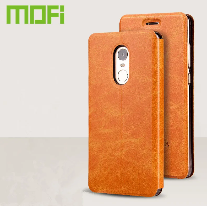 Xiaomi redmi note 4x4 X чехол MOFI Флип PU кожаный стенд случай для Примечание 4 индийская