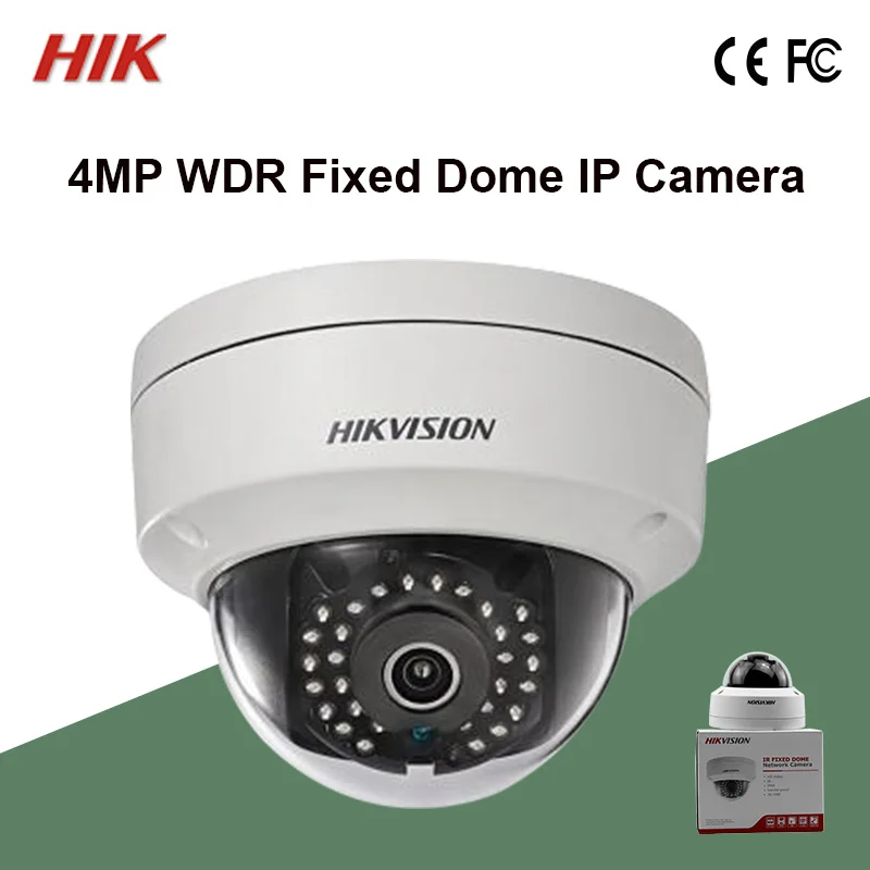 DS-2CD2142FWD-IWS Hik 4MP сеть купольных камер камера IK10 w/WiFi IR30m в продаже H.264+ 128G DS-2CD3145F-I подарок