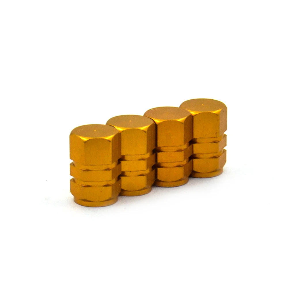 Premium Aluminum Theftproof Wheel Valve Caps - Airtight Tire Stem Covers
